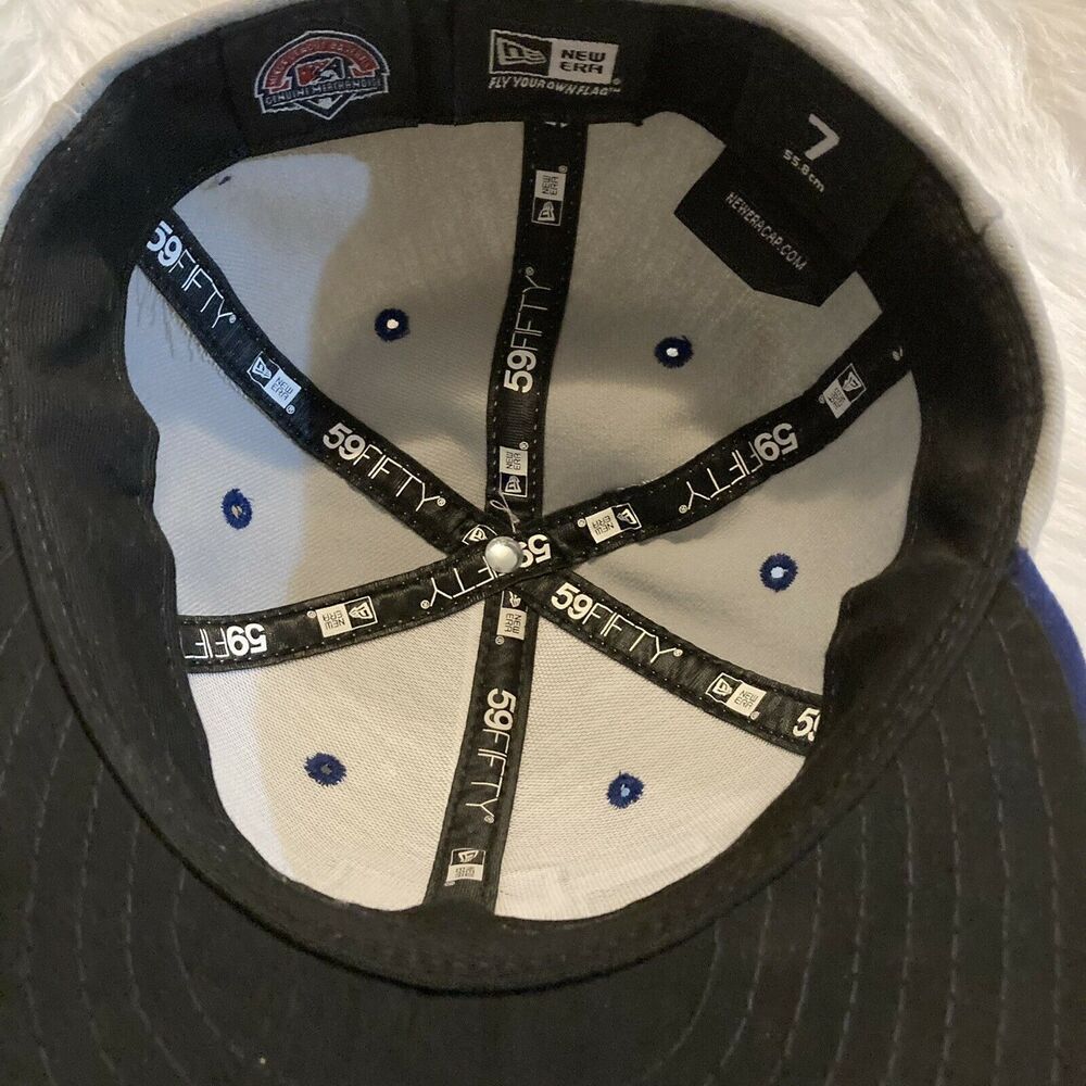 New Era 59Fifty Oklahoma City OKLA Minor League Baseball 7 Fitted Hat Grey Blue - Picture 6 of 7